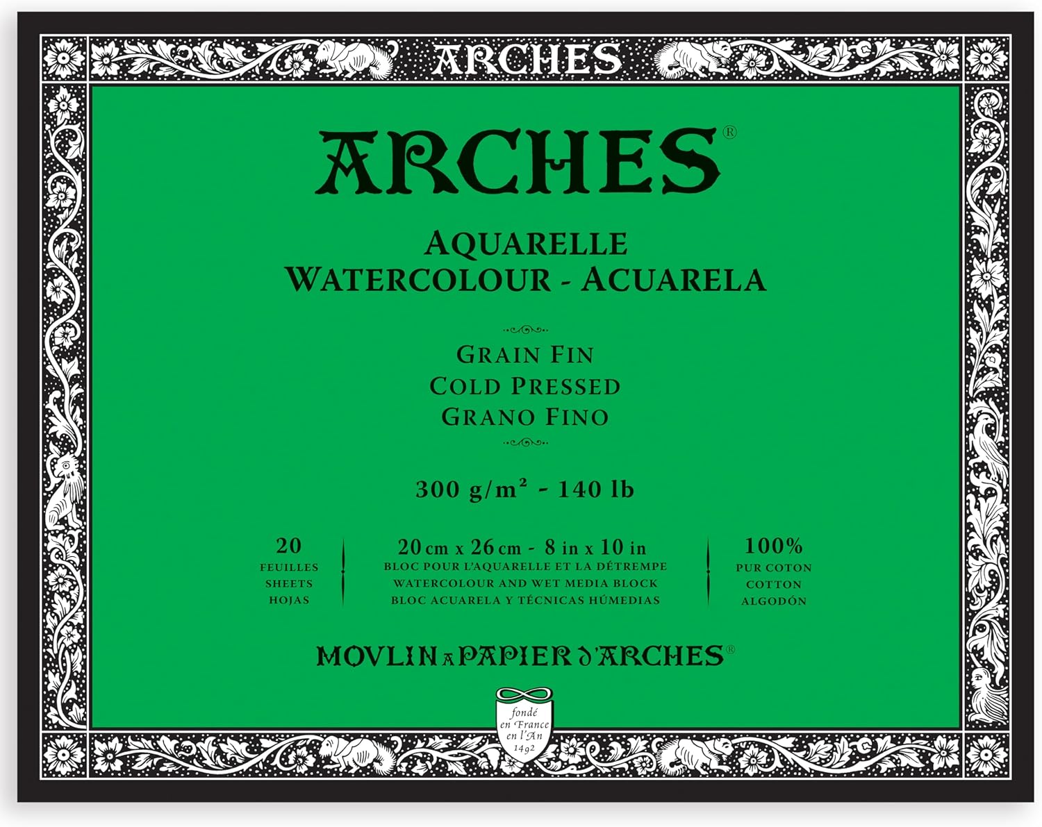 Arches Watercolor Paper Block